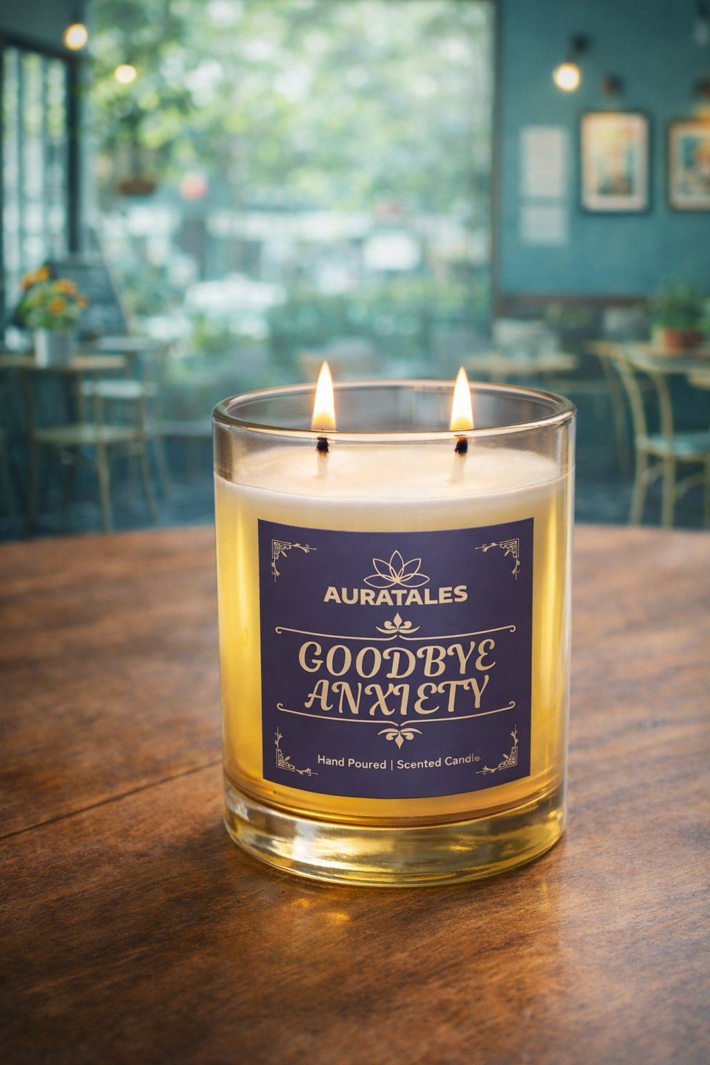 Good Bye Anxiety Scented Candle| Anxiety Healing Candle | Calming Aromatherapy Aura Tales