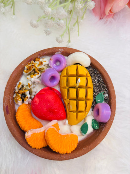 Fruit Bowl Scented Candle | Festive Gifting & Home Decor Aura Tales