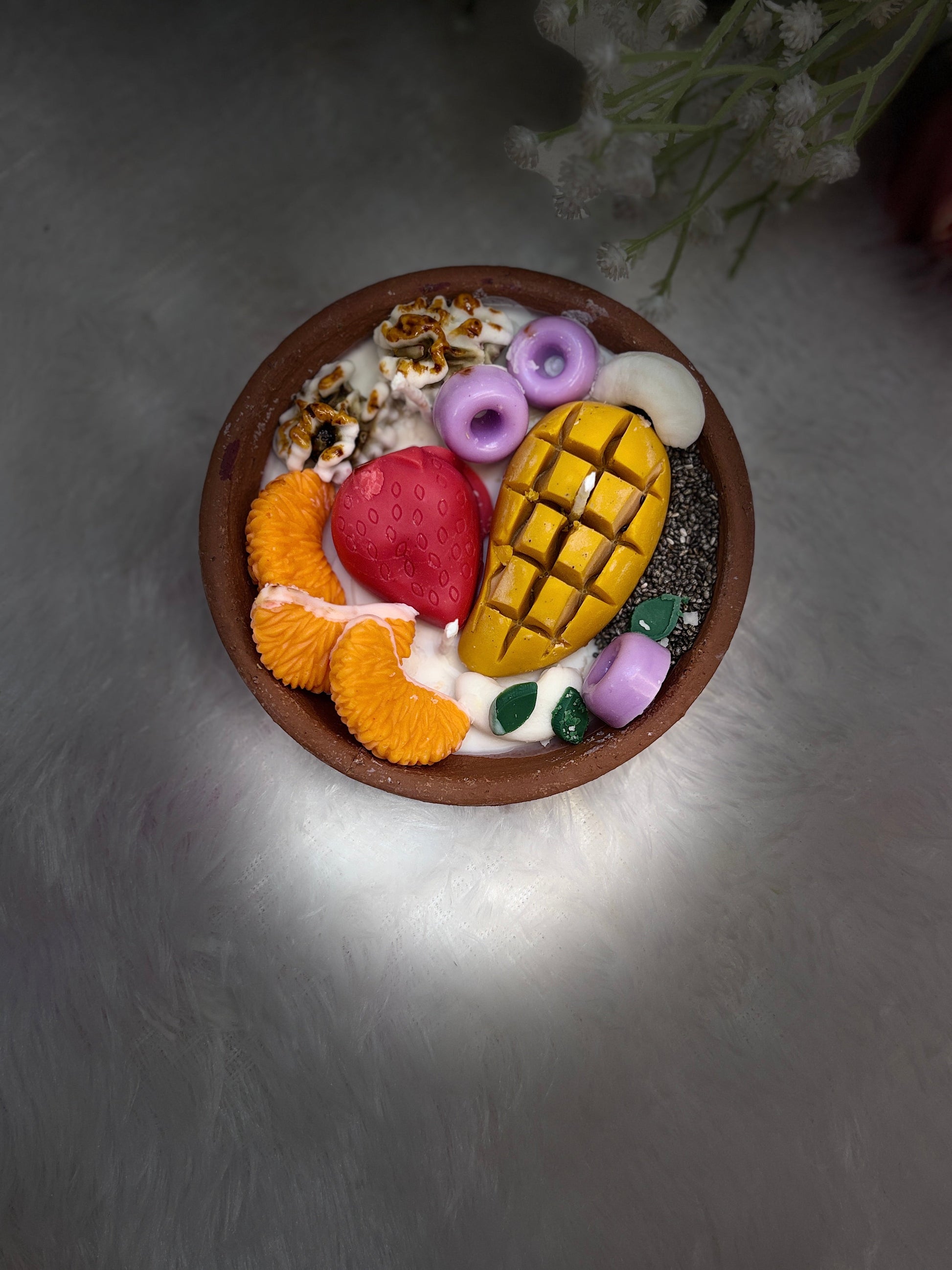 Fruit Bowl Scented Candle | Festive Gifting & Home Decor Aura Tales