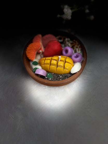 Fruit Bowl Scented Candle | Festive Gifting & Home Decor Aura Tales